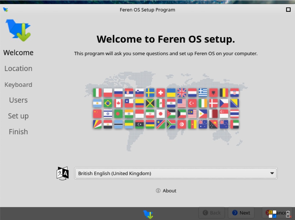 feren OS 2021.10 installation guide